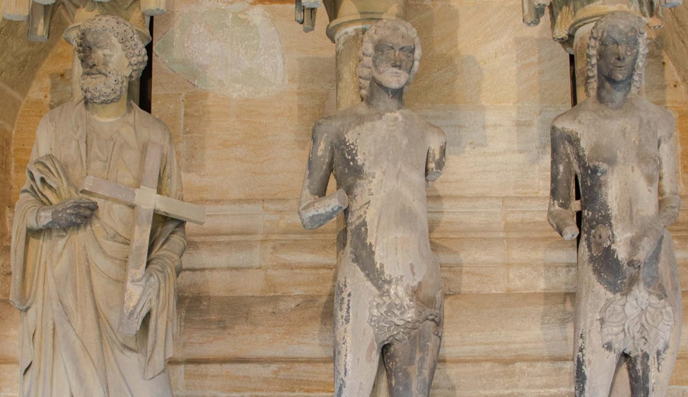Adamsportal am Bamberger Dom