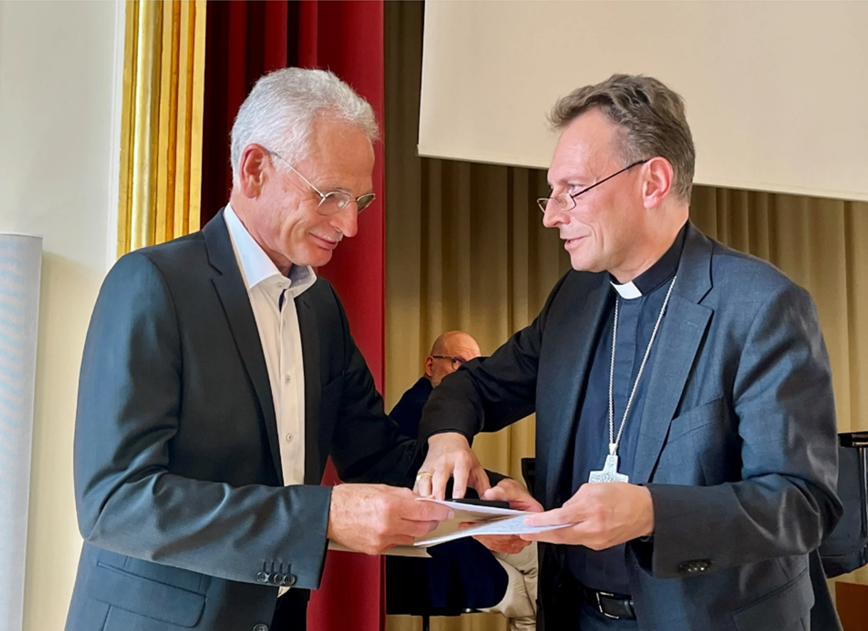 Erzbischof Herwig Gössl verabschiedet Hans-Dieter Franke