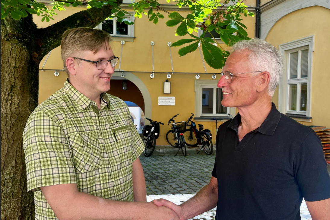 Alexander Pfister und Hans-Dieter Franke