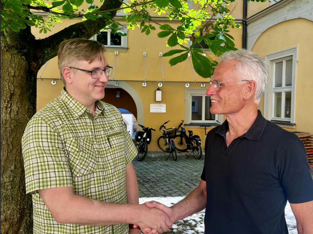 Alexander Pfister und Hans-Dieter Franke