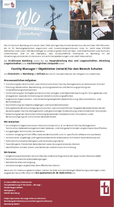 Stellenausschreibung_FacilityManager_Nürnberg