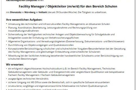 Stellenausschreibung_facilitymanager